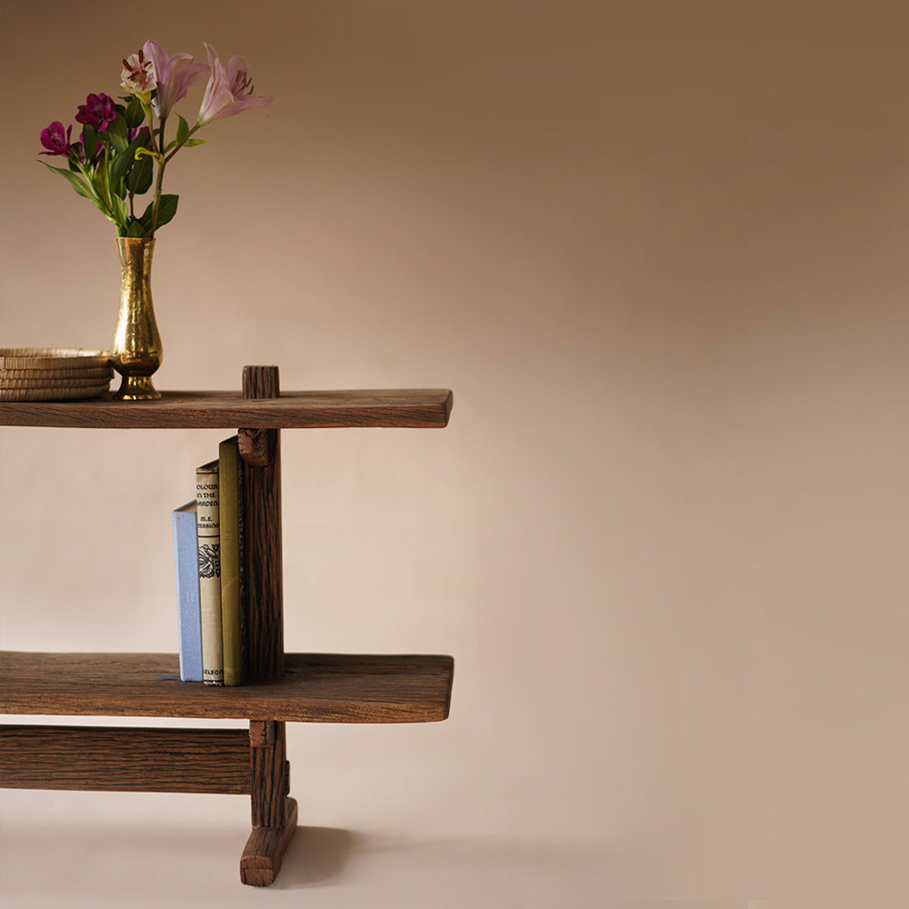 Weathered Free Standing Shelf